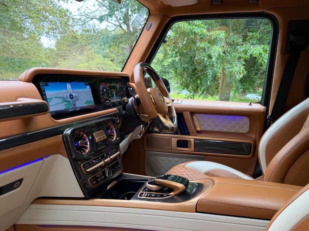 2024 Matte Black Mercedes-AMG G63 luxury car rental UK – AT1 Performance